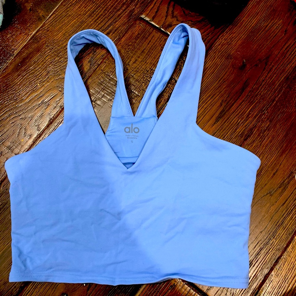 Alo crop bra, lightly lined no padding size small